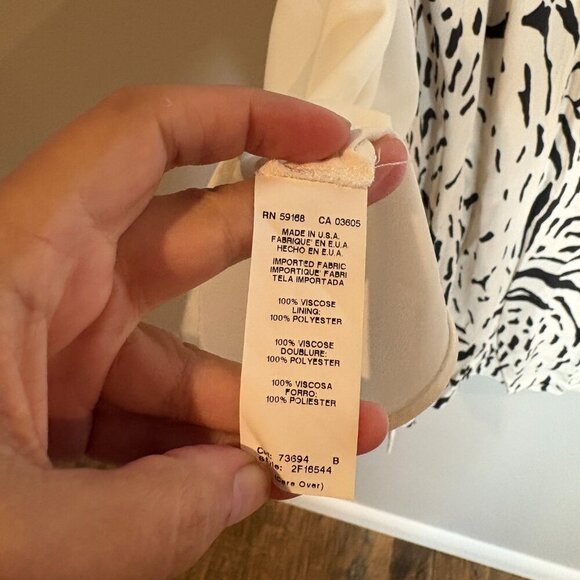 Fifteen Twenty animal print slit midi skirt - Picture 5 of 6